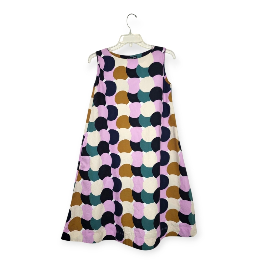 MARIMEKKO x UNIQLO Abstract Polka Dot A-line Mod Dress XS